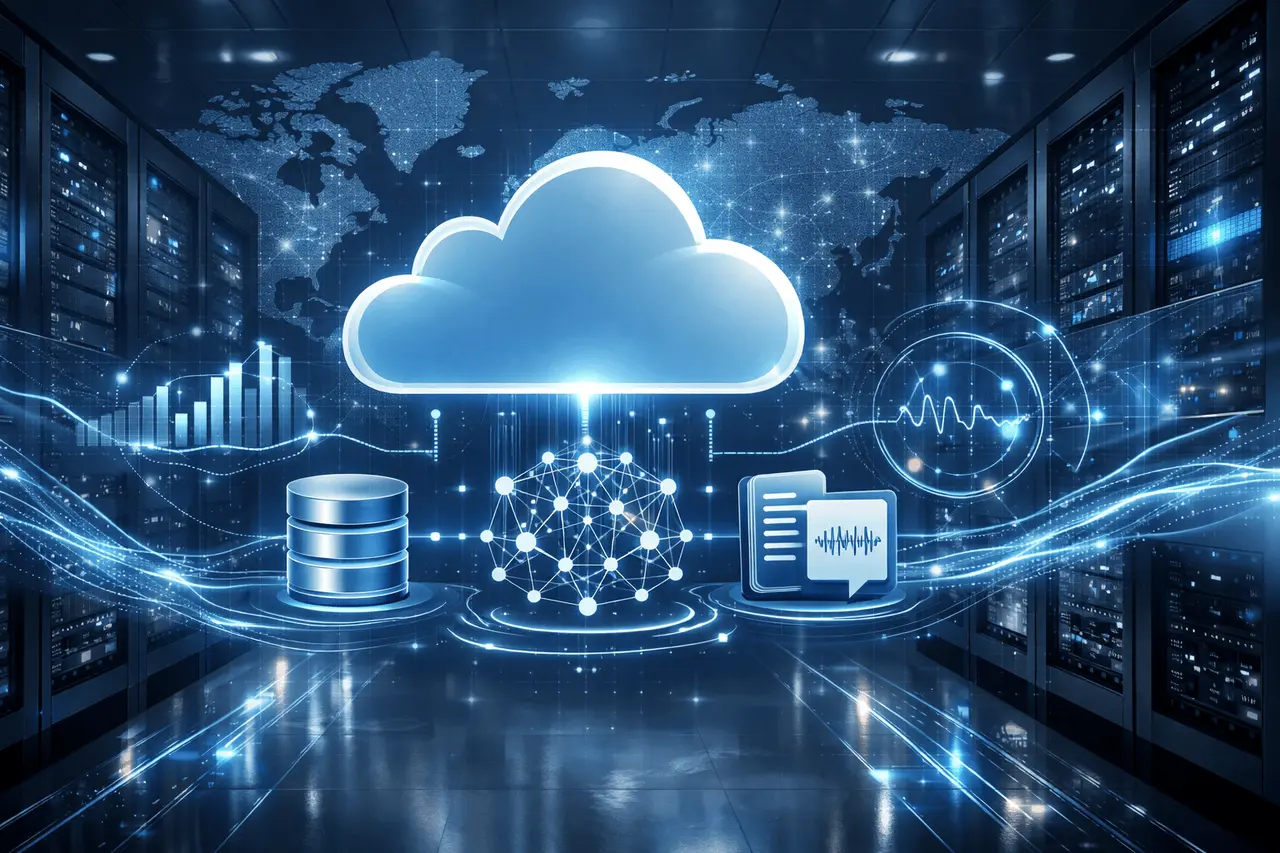 Alibaba Cloud Database Platform for Enterprise Cloud & AI Workloads Alibaba Cloud Database Platform showcasing scalable cloud database infrastructure with integrated AI and analytics.