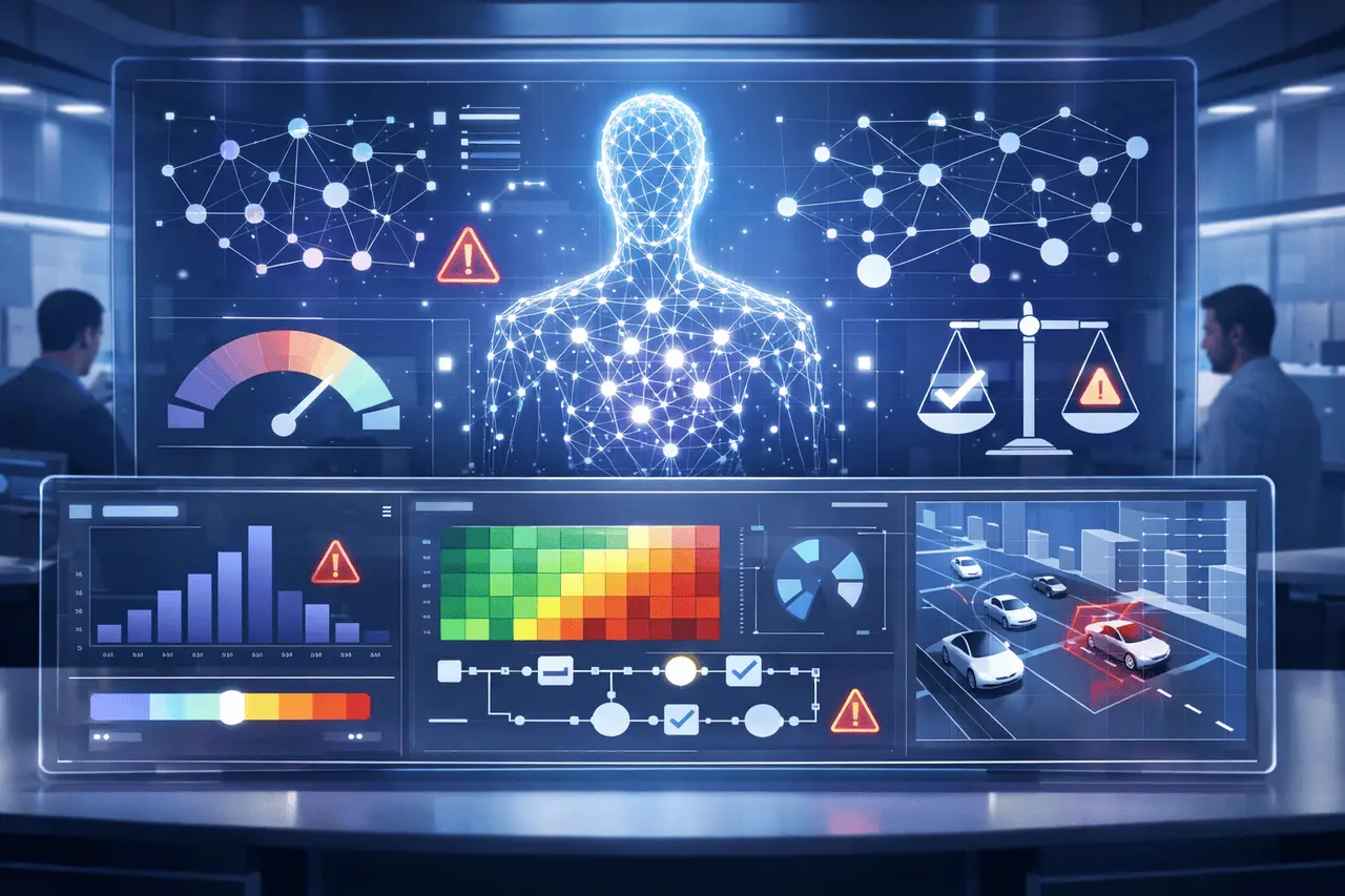 Bloom AI evaluation tool visualizing behavioral misalignment testing in frontier AI models.