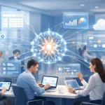 Gemini Enterprise AI platform enabling unified enterprise search, intelligent agents, and workflow automation across business applications.