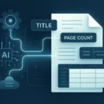SuperGok Illustration of smarter PDF parsing showing metadata extraction, encoding fixes, and structured document processing workflow.