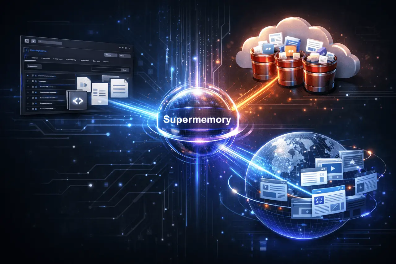 supermemory connectors github, s3 & web sync explained