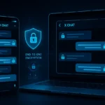 x chat encrypted messaging upgrade replaces dms