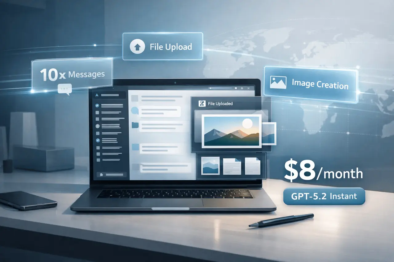 chatgpt go low cost ai subscription with gpt 5.2