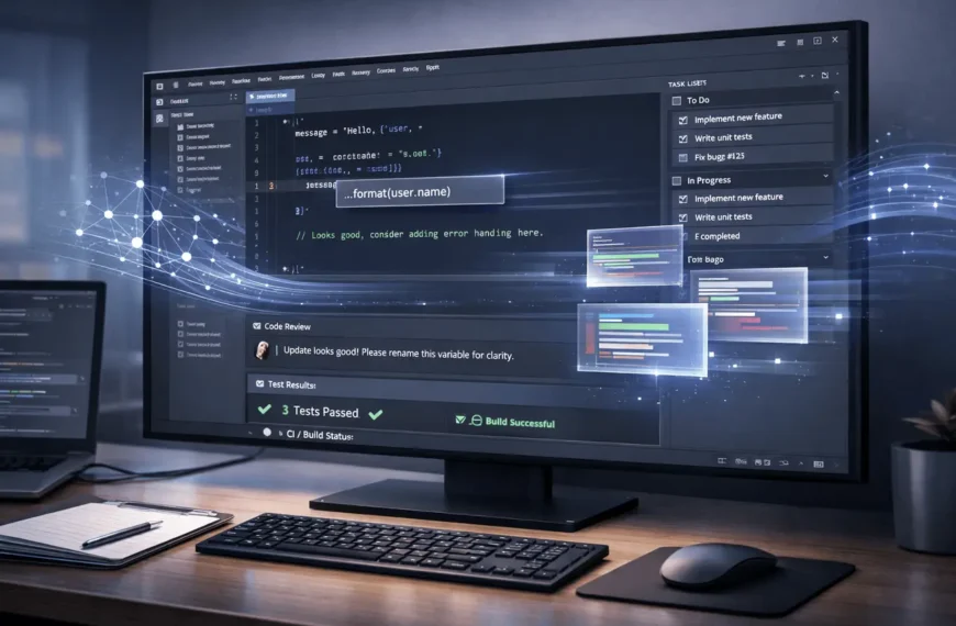 Codex in JetBrains IDEs powering AI-assisted coding, testing, and CI workflows directly inside a modern integrated development environment.