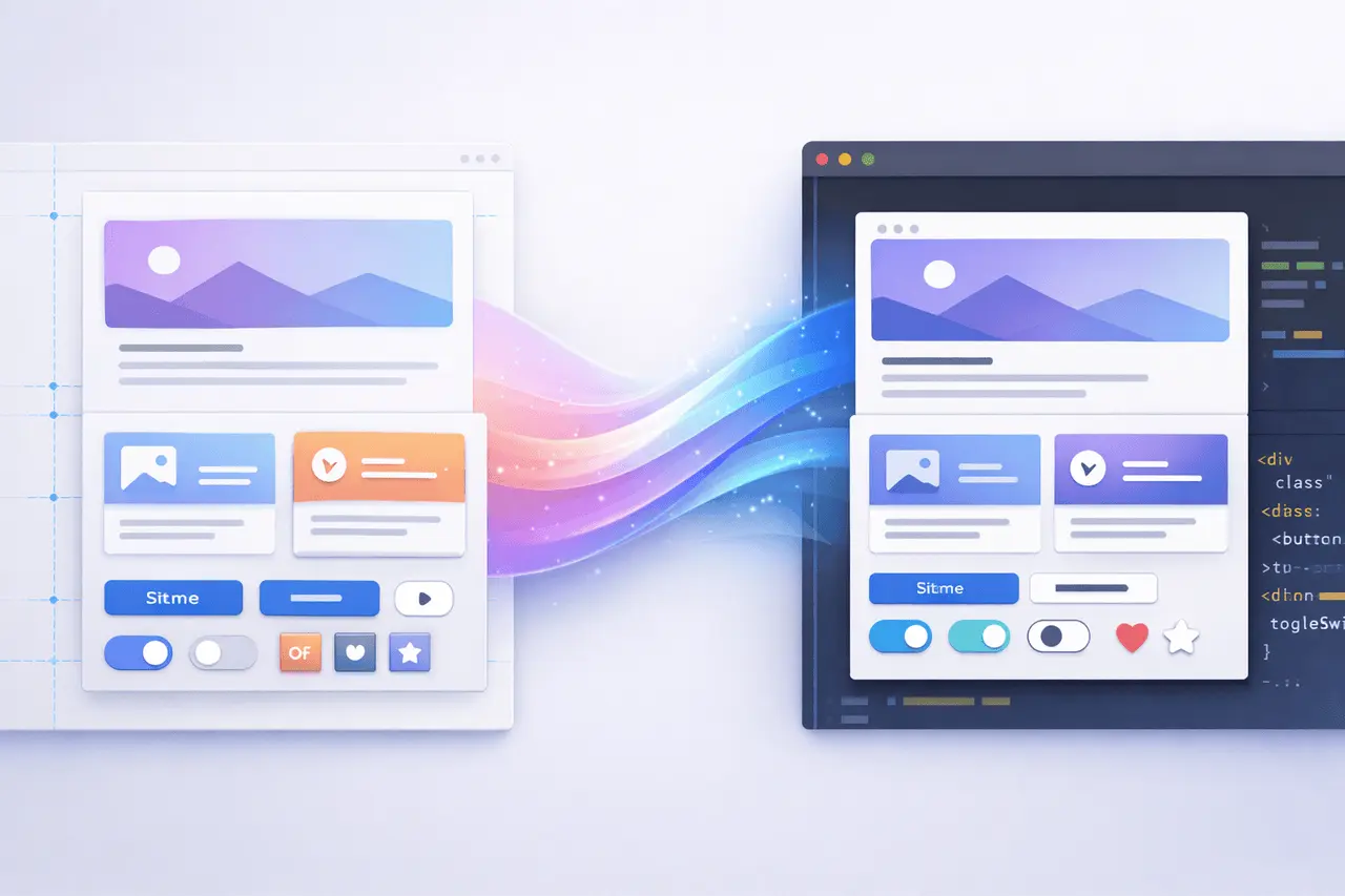 Figma Connect turning Figma designs into code with pixel-perfect accuracy and seamless design-to-development workflow.
