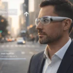 SuperGok Pickle 1 smart glasses featuring AI-powered AR display and PickleOS in a lightweight wearable design.