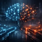 SuperGok AI incoherence illustrated through a fragmented neural network showing unpredictable reasoning and misalignment in advanced artificial intelligence systems.