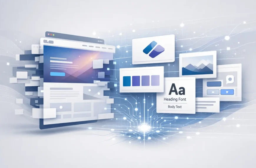 Branding Format v2 illustrating automated brand identity extraction from websites with accurate logo detection and structured brand data.