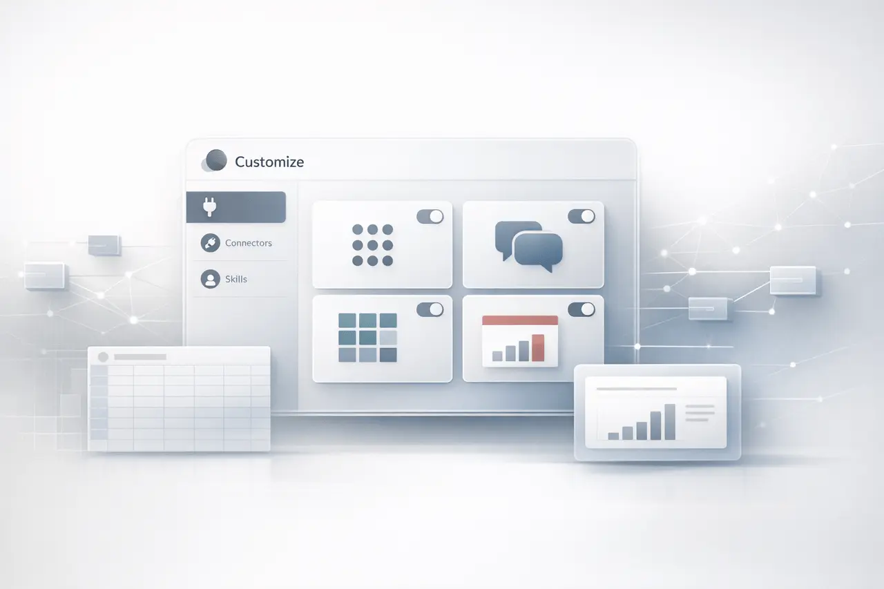 Claude Cowork and Enterprise Plugin Updates Explained Claude Cowork enterprise dashboard showing private plugin marketplace and Excel to PowerPoint workflow integration.