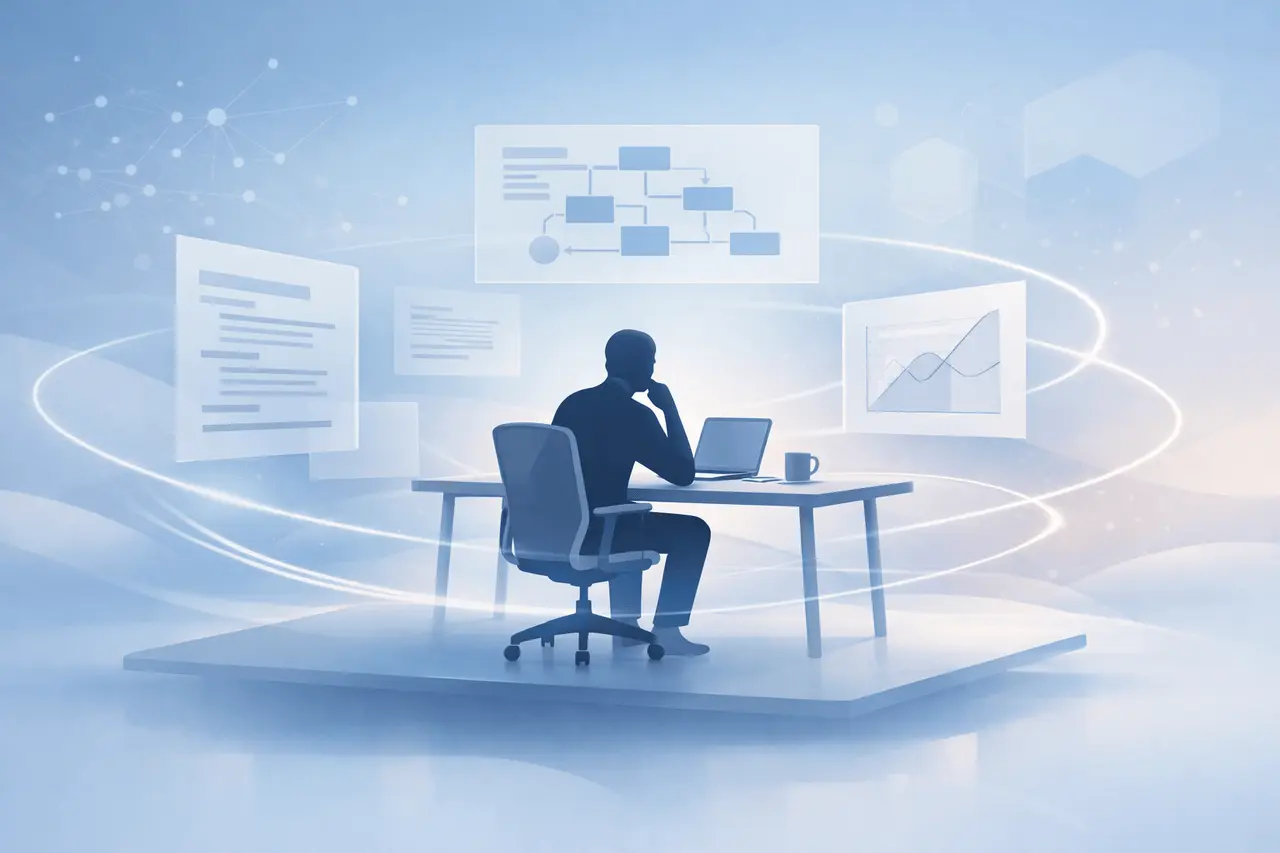 Claude Is a Space to Think: Deep AI Reasoning Explained Claude is a space to think illustrated as a calm AI-powered workspace designed for deep reasoning, focus, and thoughtful problem solving.