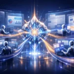 Claude Opus 4.6 agentic AI model visual showing autonomous agents, long-context reasoning, and enterprise-scale intelligence workflows.