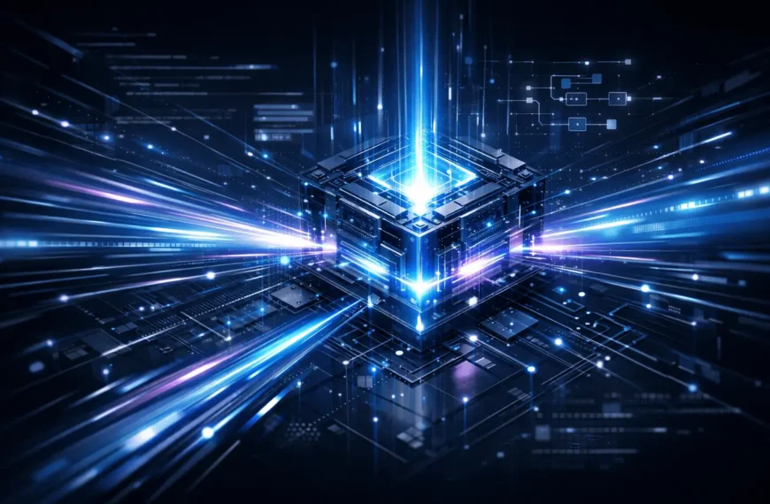 Claude Opus Fast Mode visual illustrating high-speed AI execution with Opus-level intelligence and low-latency performance.