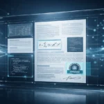 SuperGok GLM-OCR analyzing a complex document with tables, formulas, and layout-aware text recognition using advanced AI OCR technology.