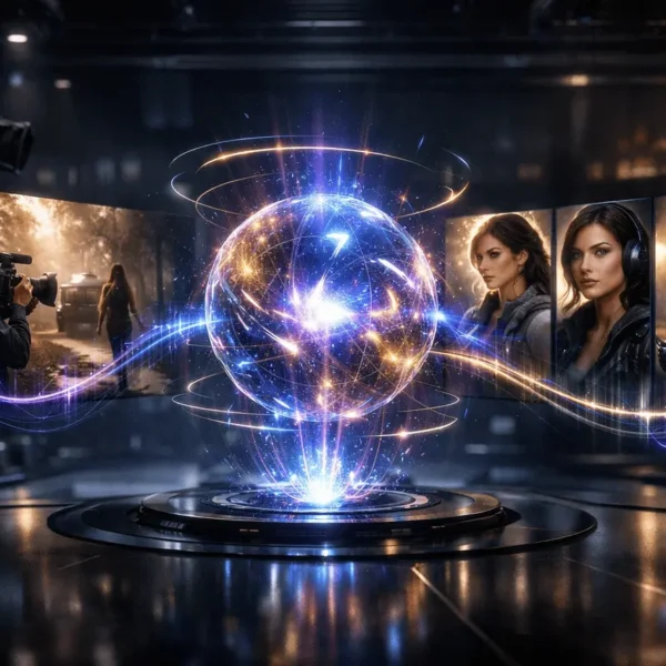 Kling 3.0 Model visual showing a native multimodal AI engine creating cinematic video, 4K images, and integrated audio in a unified creative workflow.