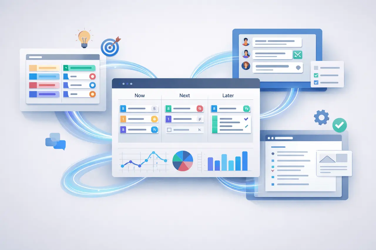 Manus Academy Product Manager Course: PM Workflows Explained Manus Academy Product Manager course illustrating cross-tool PM workflows, backlog prioritization, reporting, and PRD creation.