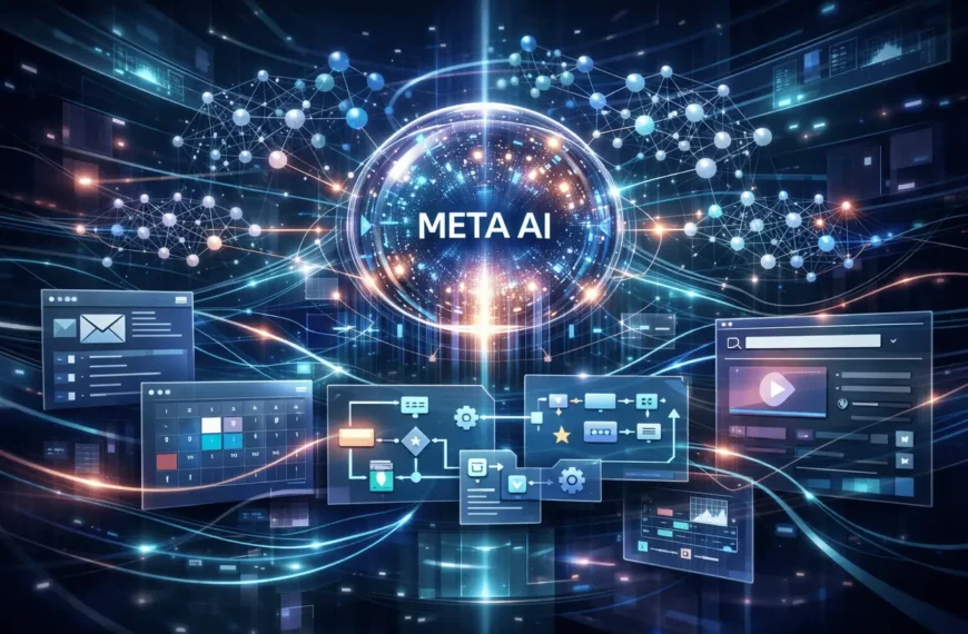 Meta AI Avacado models powering a next-generation agent-based AI system with multi-model reasoning, browser automation, and integrated tools.