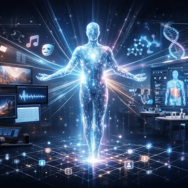 Untapped potential of AI agents powering autonomous creativity, scientific research, and future digital economies.