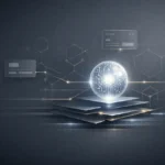 BNB Chain MCP tools visualized as AI agent connecting to smart contracts and executing onchain transactions.