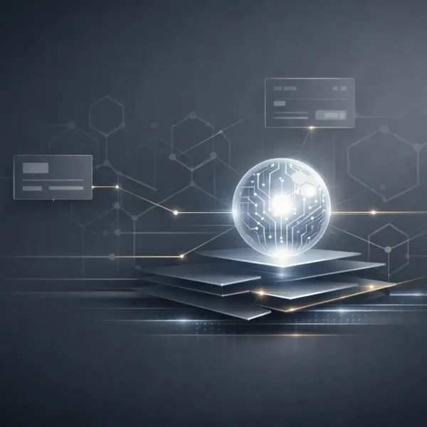 BNB Chain MCP tools visualized as AI agent connecting to smart contracts and executing onchain transactions.