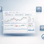 CoinMarketCap AI agent tools interface showing real-time cryptocurrency data, technical indicators, and automated market intelligence dashboard.