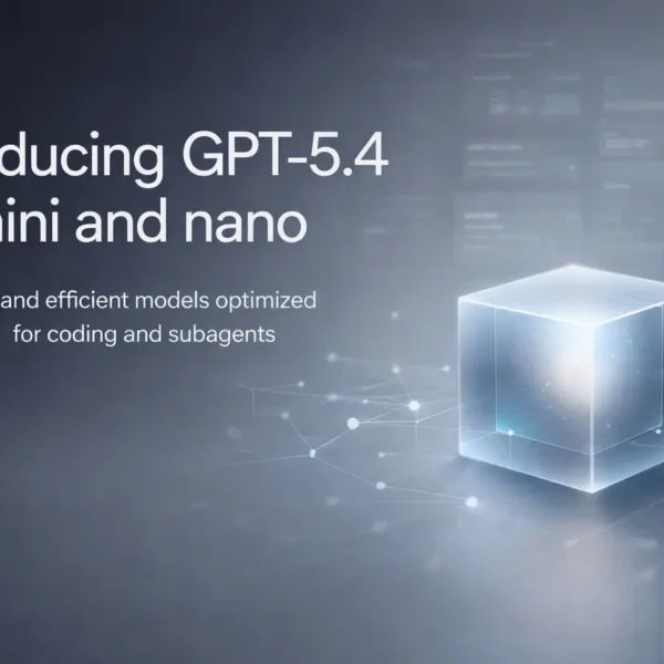 GPT-5.4 Mini AI model by OpenAI optimized for fast coding, multimodal understanding, and AI agent workflows.