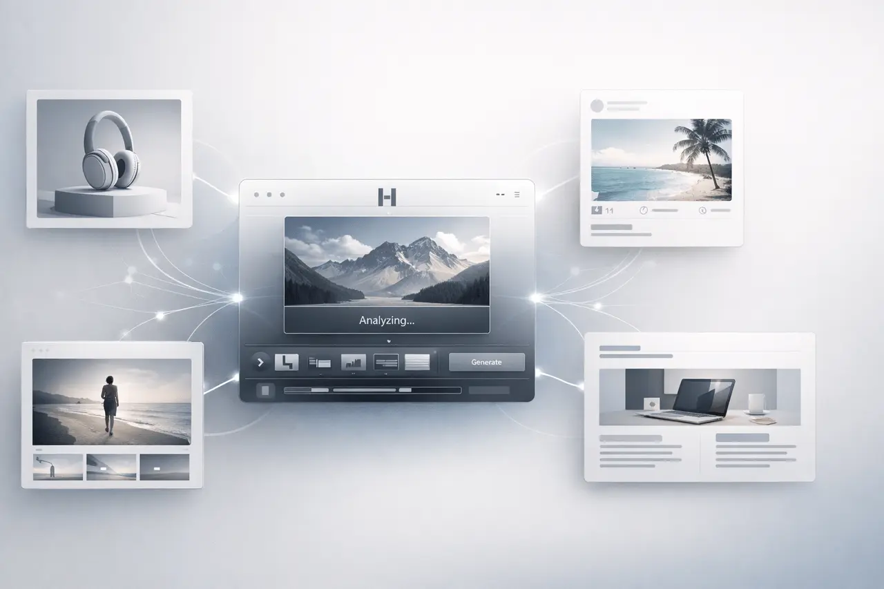 Hedra Agent: AI Tool for Automated Visual Content Creation Hedra Agent AI visual content creation platform generating marketing visuals and campaign assets.