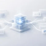 Forge enterprise AI platform visual showing custom AI models built using proprietary enterprise data and structured workflows.