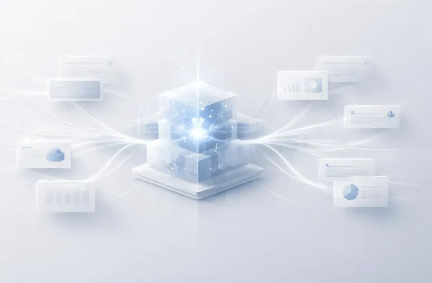 Forge enterprise AI platform visual showing custom AI models built using proprietary enterprise data and structured workflows.