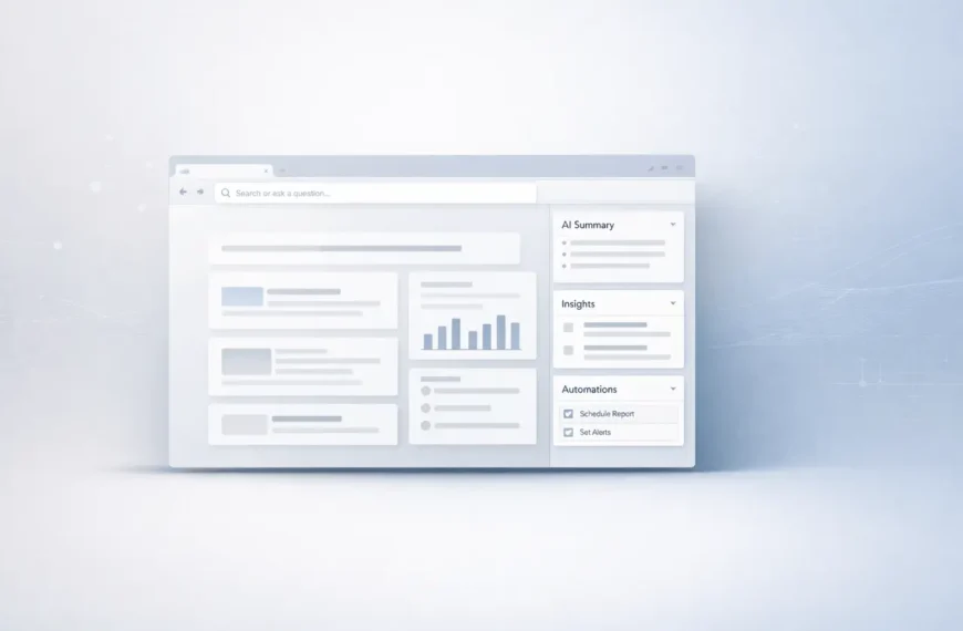 Perplexity Comet Enterprise AI browser interface showing enterprise automation and secure AI-powered workflows.