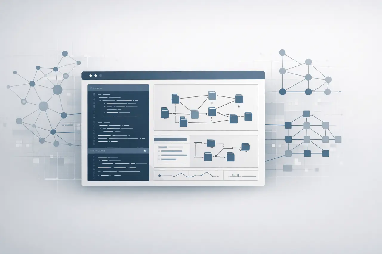SWE-Atlas Benchmark: Evaluating AI Coding Agents in Real Software Engineering SWE-Atlas Benchmark evaluating AI coding agents analyzing complex software codebases.