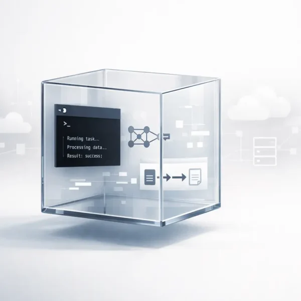 Upstash Box secure cloud sandbox environment for AI agents executing code in an isolated cloud workspace.