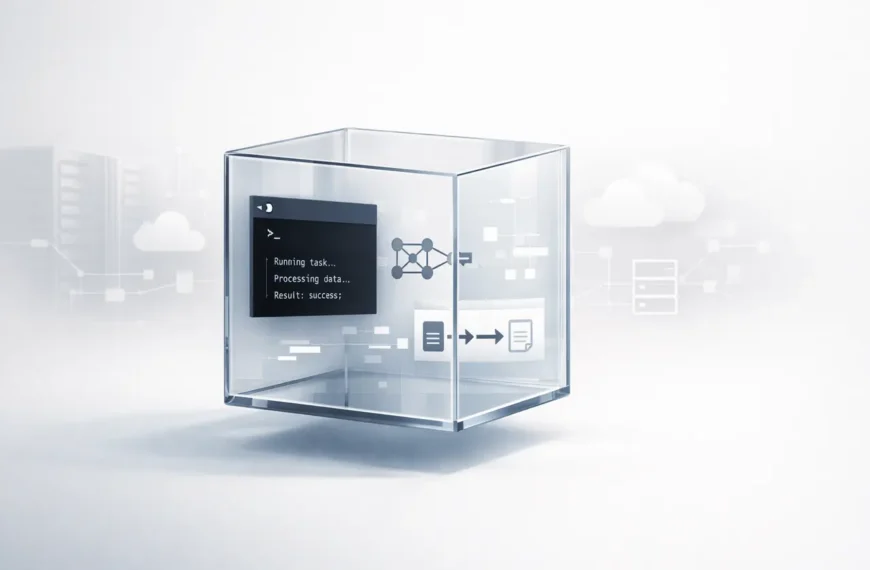 Upstash Box secure cloud sandbox environment for AI agents executing code in an isolated cloud workspace.