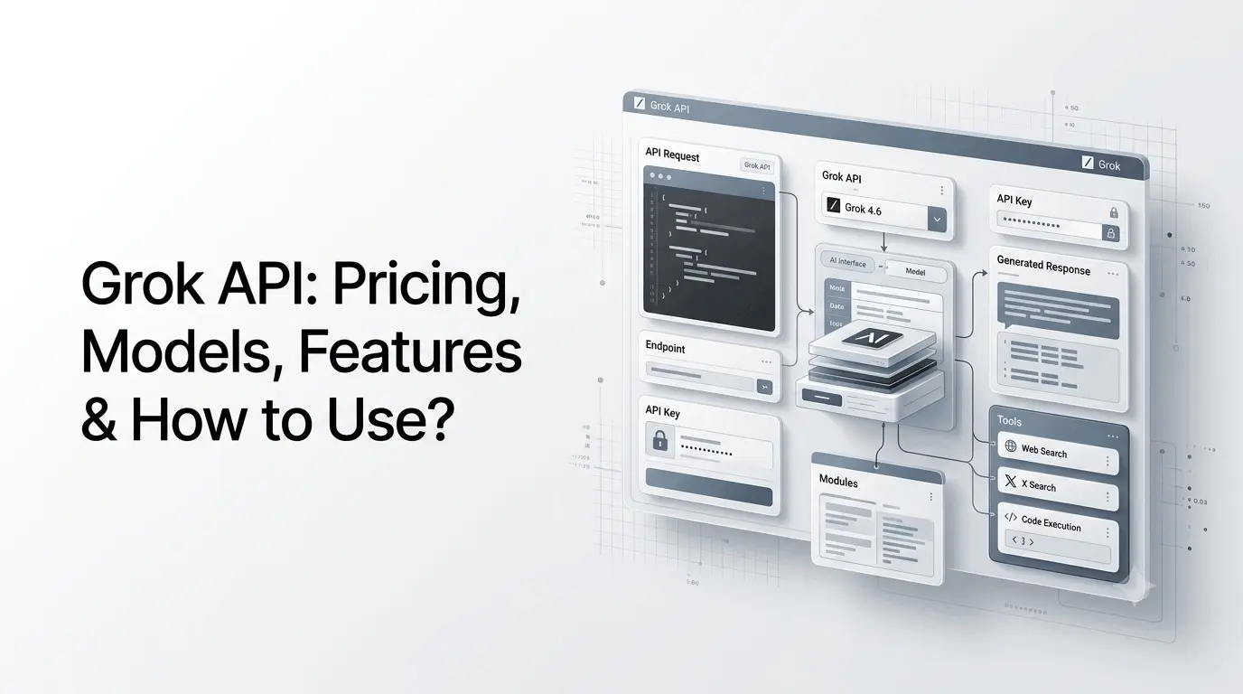 Grok API developer interface showing Grok 4.6 models, tools, and AI integration workflow.