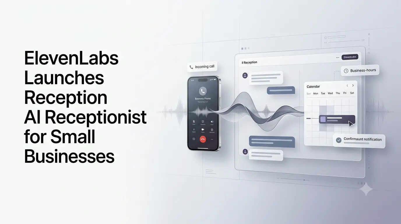 ElevenLabs Reception AI handling business calls and appointments.