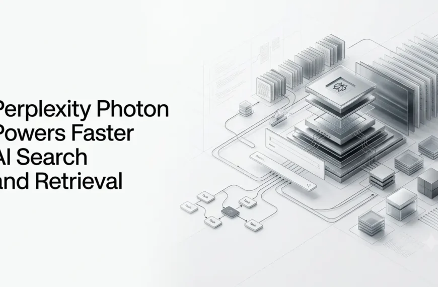 Perplexity Photon powering fast AI search retrieval and ranking.