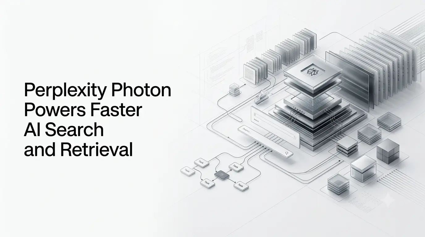 Perplexity Photon powering fast AI search retrieval and ranking.