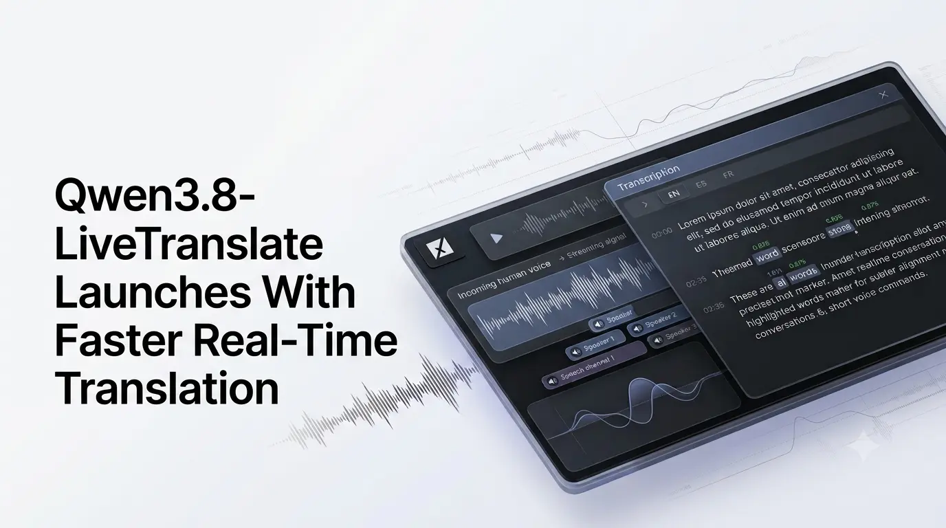 Qwen3.8-LiveTranslate real-time multilingual AI translation.