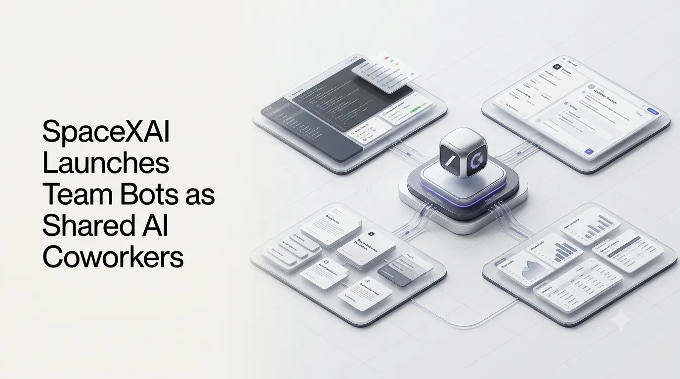 Team Bots shared AI coworkers connecting business workflows through Grok.