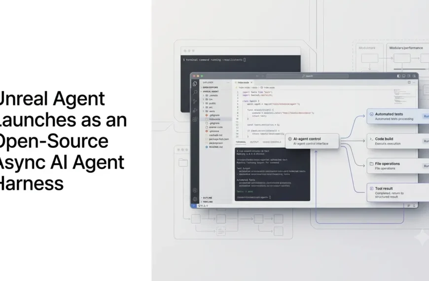 Unreal Agent open-source AI agent harness using asynchronous tool execution.