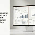 Claude Dashboards and Motion interface concept showing business analytics dashboards and editable animated explainers..