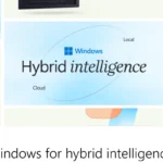 Windows hybrid intelligence combining local AI models and cloud AI agents on a Windows PC.